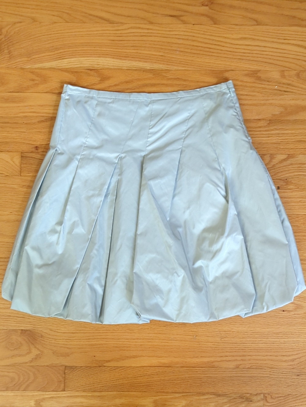 Rebecca Taylor Powder Blue Pleated Skater Skirt